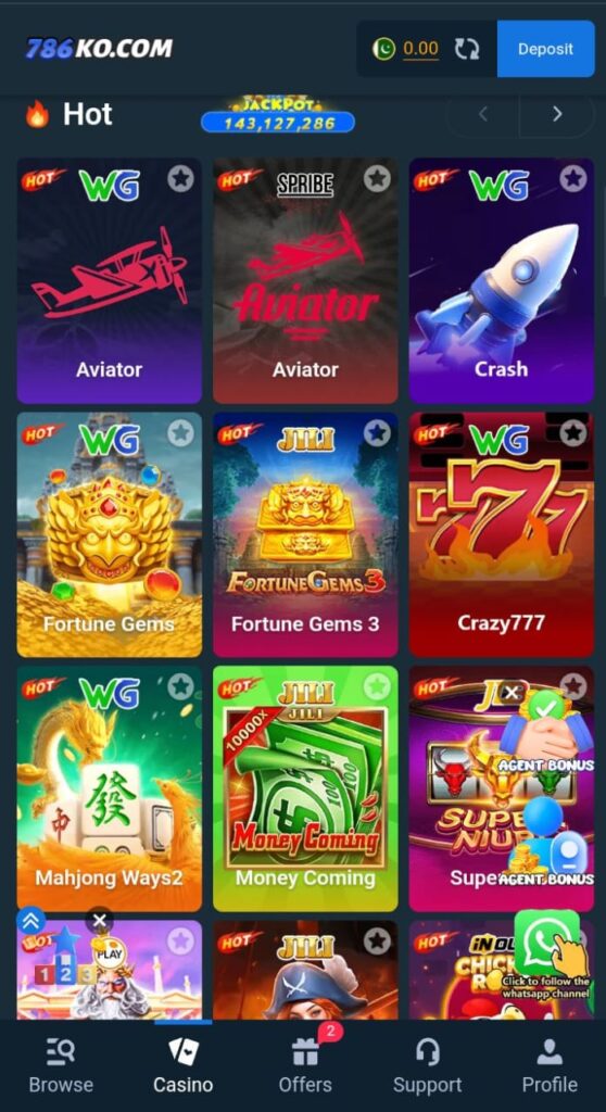 786 KO Game