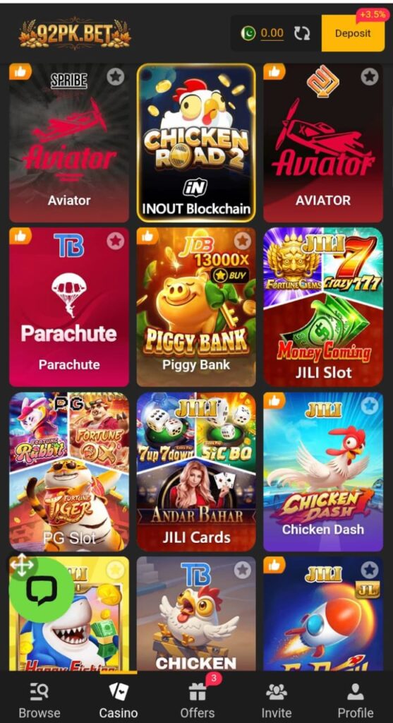 92PK Bet Game