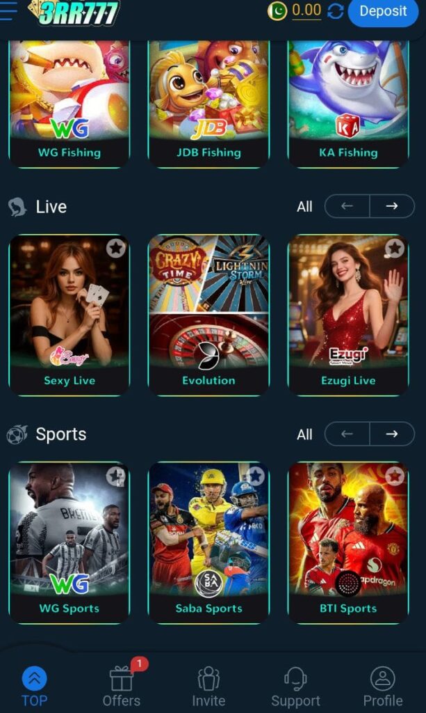 3 RR 777 game